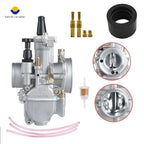 PWK 28mm Carburetor for Yamaha YZ80 YZ85 YZ100 Kawasaki KX80 KX100 KX125