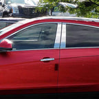 Luxury Chrome Pillar Post Set with Triangles for Cadillac SRX (2010–2016)