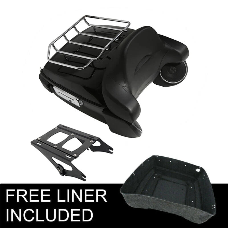 Backrest Light Speakers Mount Rack for Harley Road Glide (2014–2026)