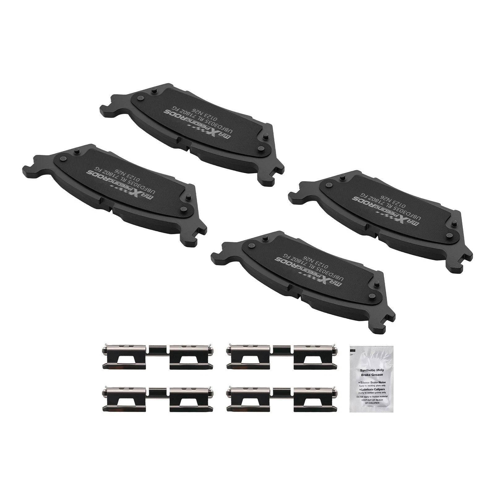 Rear Ceramic Brake Pads Kit for Ford F-150 (2015–2020) Lincoln Navigator (2018–2022)
