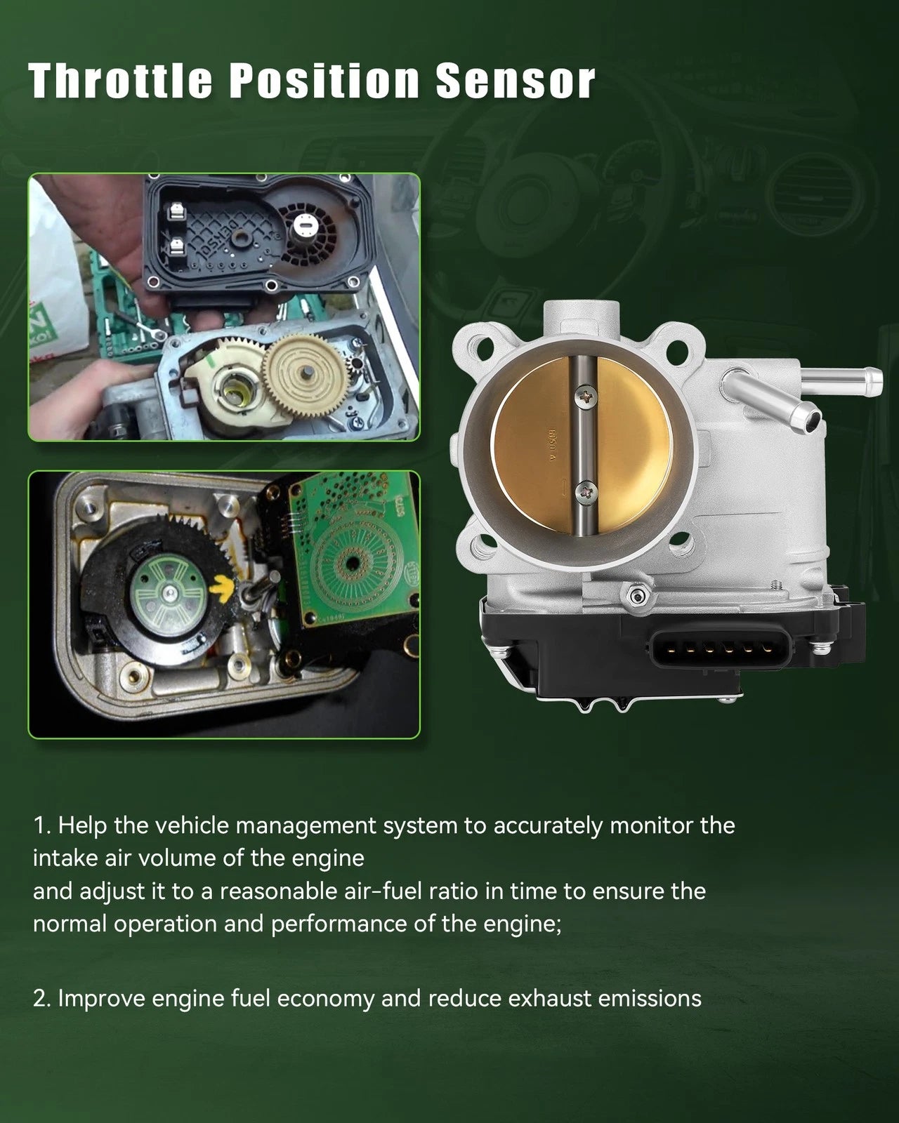 Throttle Body for Mitsubishi Galant Eclipse Lancer Outlander 2.4L (2004–2012)