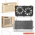 AC condenser and cooling fan assembly kit for Mitsubishi Outlander (2003–2023)