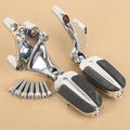 Passenger Foot Pegs w/ Mount Bracket for Harley Sportster 883 1200 (2014-2022)