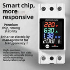 Digital Electricity Meter for Real Time Voltage & Current Monitoring