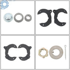 Front Disc Brake Kit for Mustang II (Slotted, Chevy Rotors)