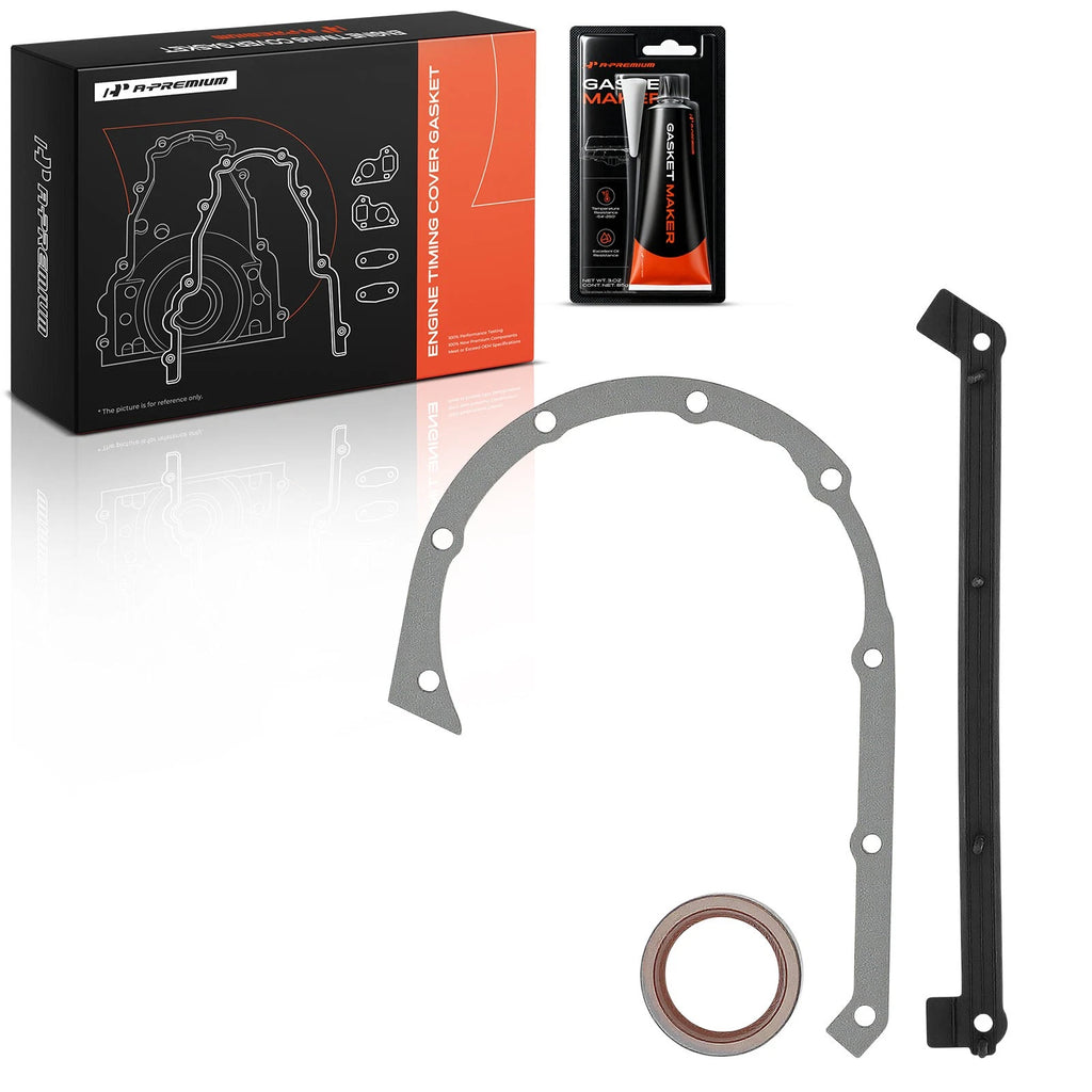 Engine Timing Cover Gasket Set for AMC Buick Checker Oldsmobile Pontiac 