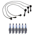 Denso Wire Set & 6 Iridium Spark Plugs Kit for Lexus 3.0L V6