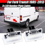 2X LED License Plate Lights for Ford Transit Connect (MK6 MK7)