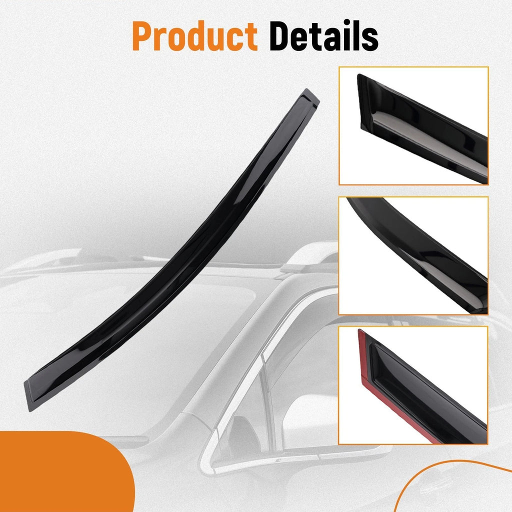Rain Guard Window Visor Set for Hyundai Elantra (2011–2016)