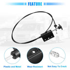 Hood Latch Lock Control Cable for Dodge D150 D250 Ramcharger (1975-1993)