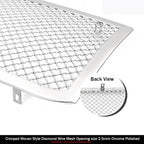 Stainless Steel Chrome Mesh Grille Insert for Dodge Charger (2005-2010)