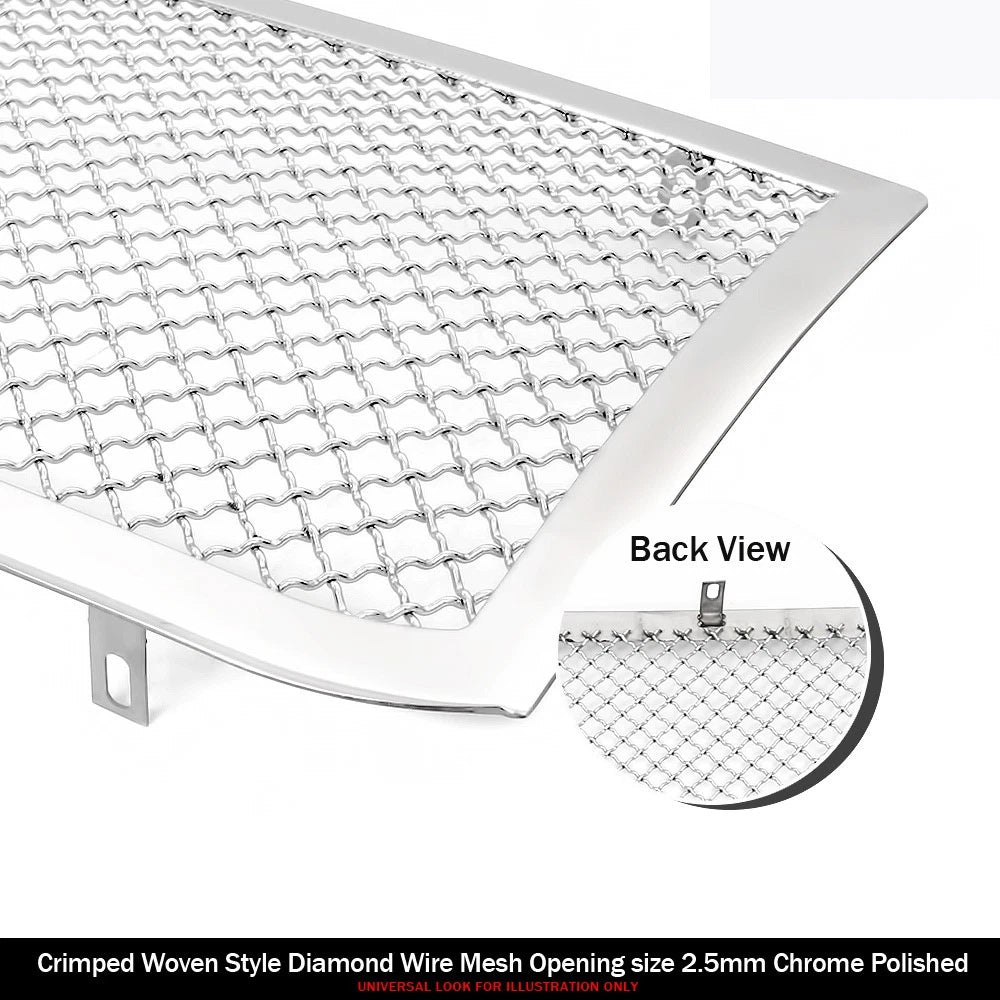 Stainless Steel Chrome Mesh Grille Insert for Dodge Charger (2005-2010)