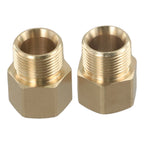 2X M22 15mm Male to 14mm Female Coupler for Pressure Washer Hose