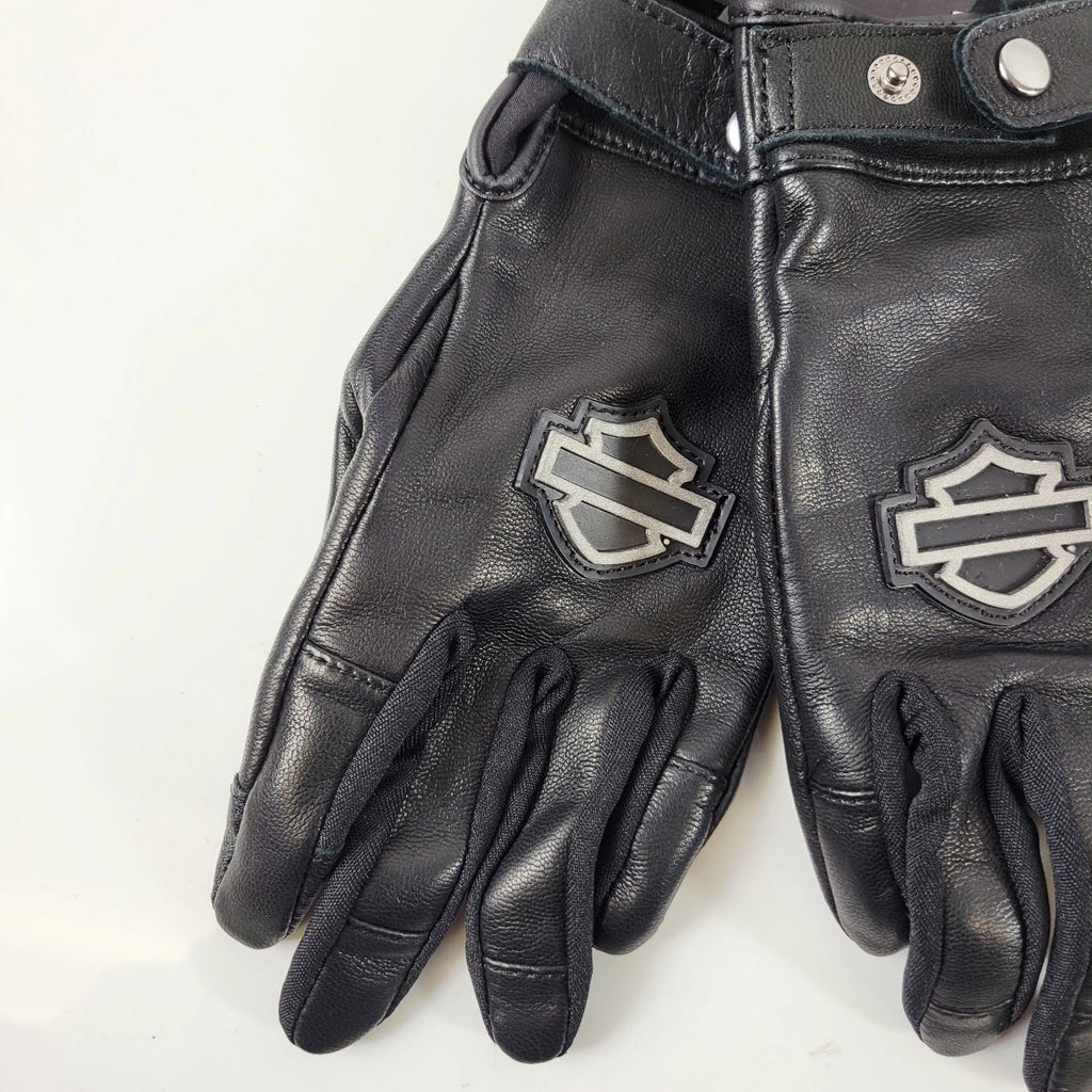 Full-Finger Leather Gloves for Harley-Davidson (98189-22V)