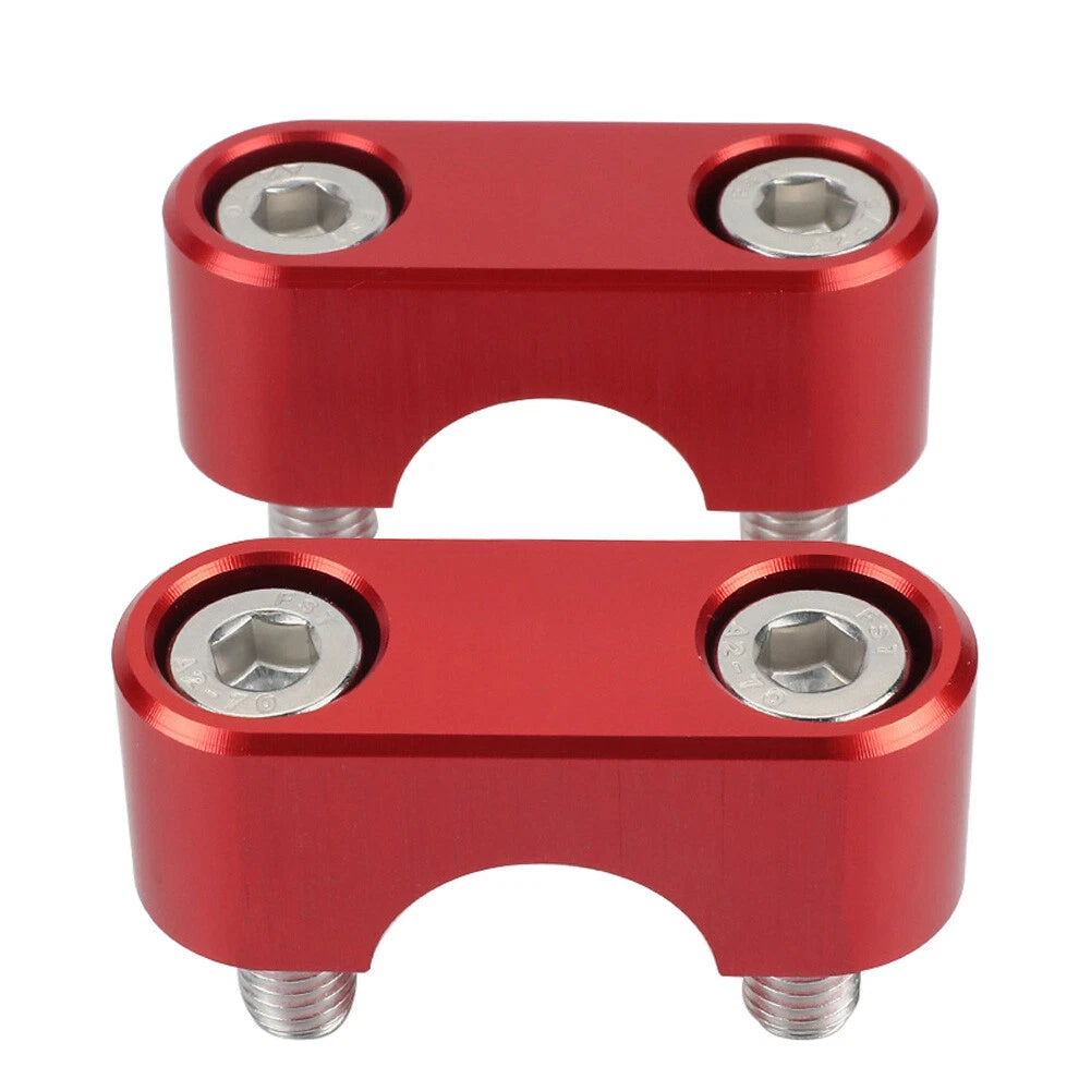 2pcs Red Handlebar Clamp Cover for Honda CRF300L Rally (2021–2024)
