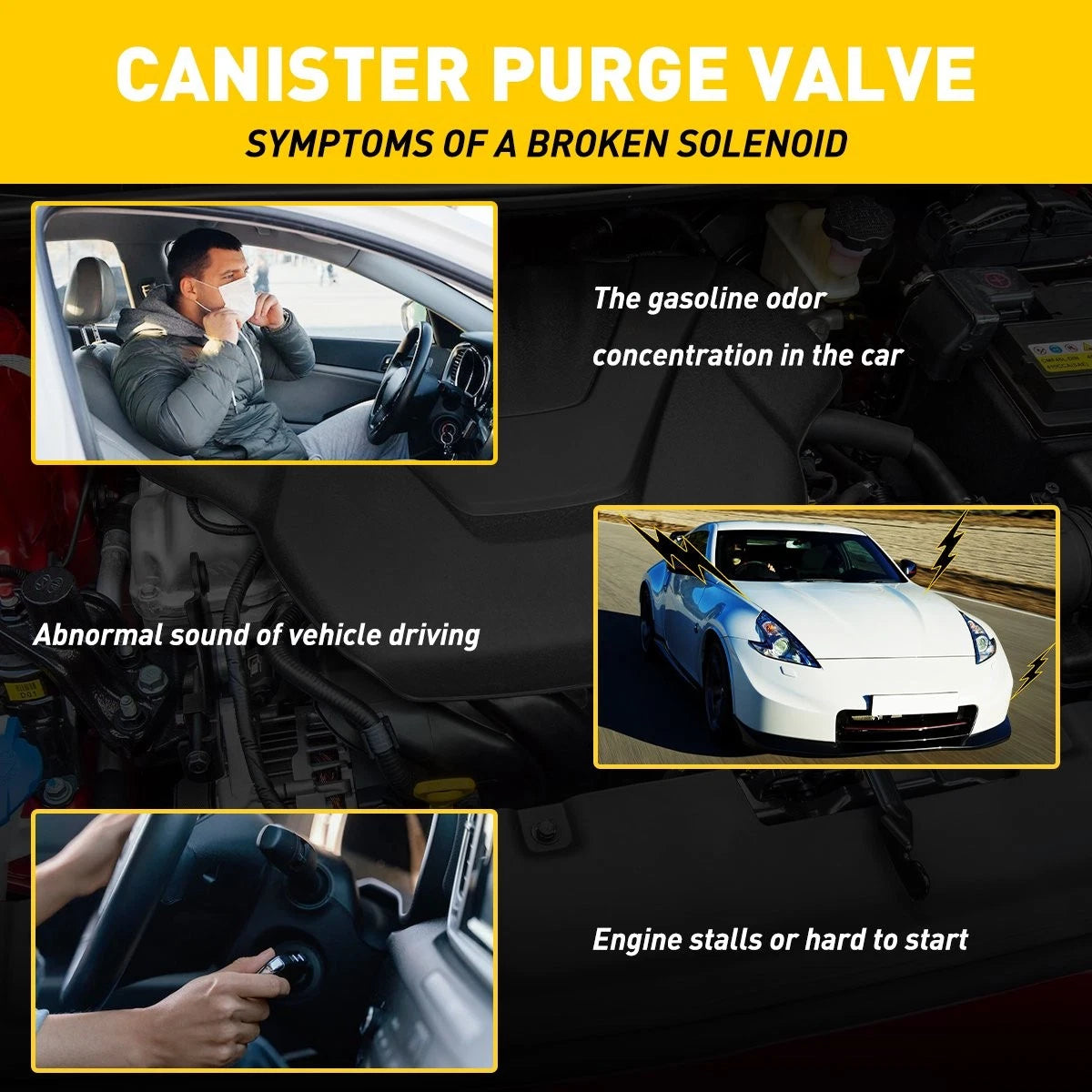 Vapor Canister Purge Solenoid Valve for Kia Optima, Hyundai Tucson (2016–2019)