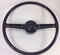 15 Inch Smooth Horn Steering Wheel for 1940 Ford Deluxe Style GM Column (1940–1940)