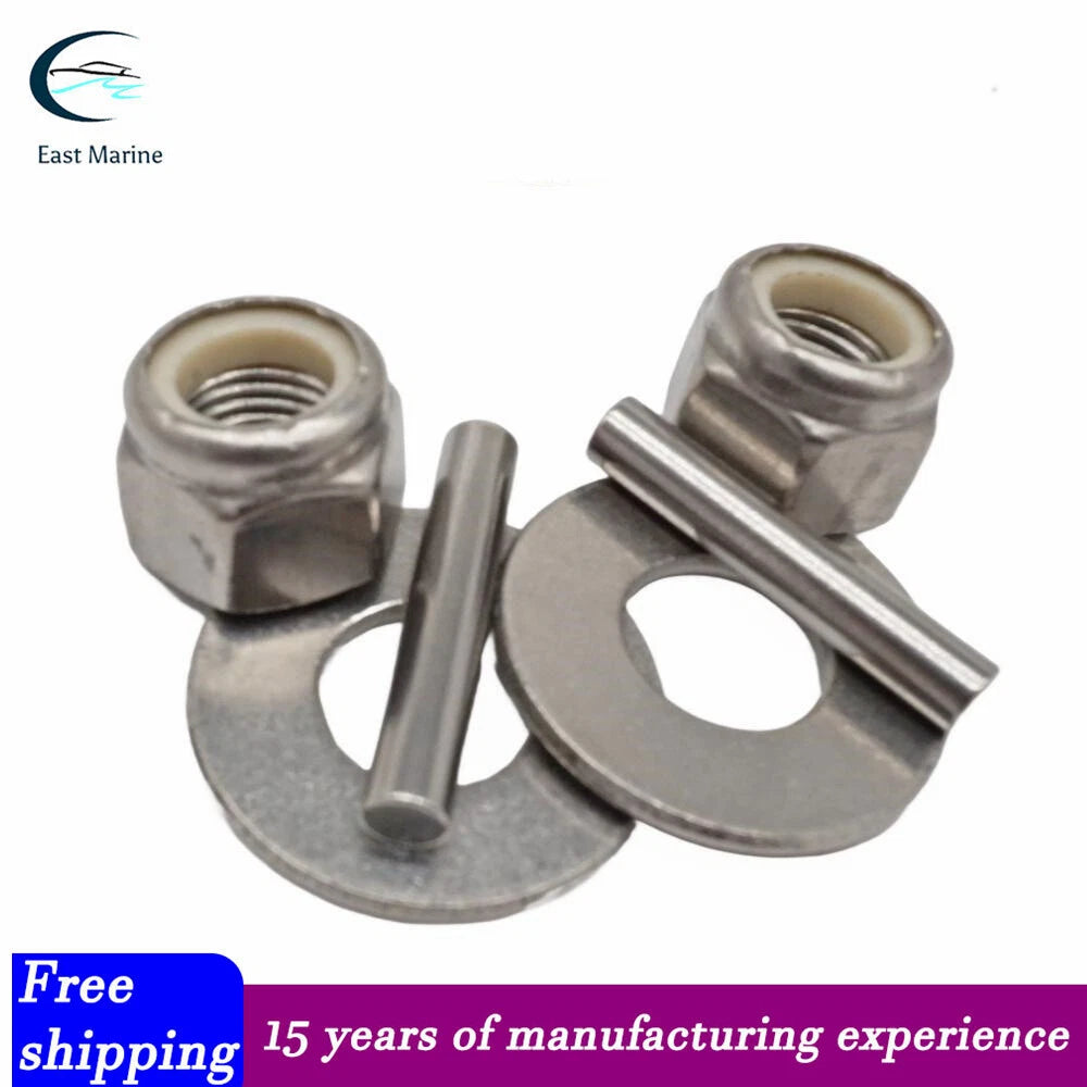 Prop Nut Kit with Washers and Prop Pin for Minn Kota Trolling Motor (MKP 33 34 38)