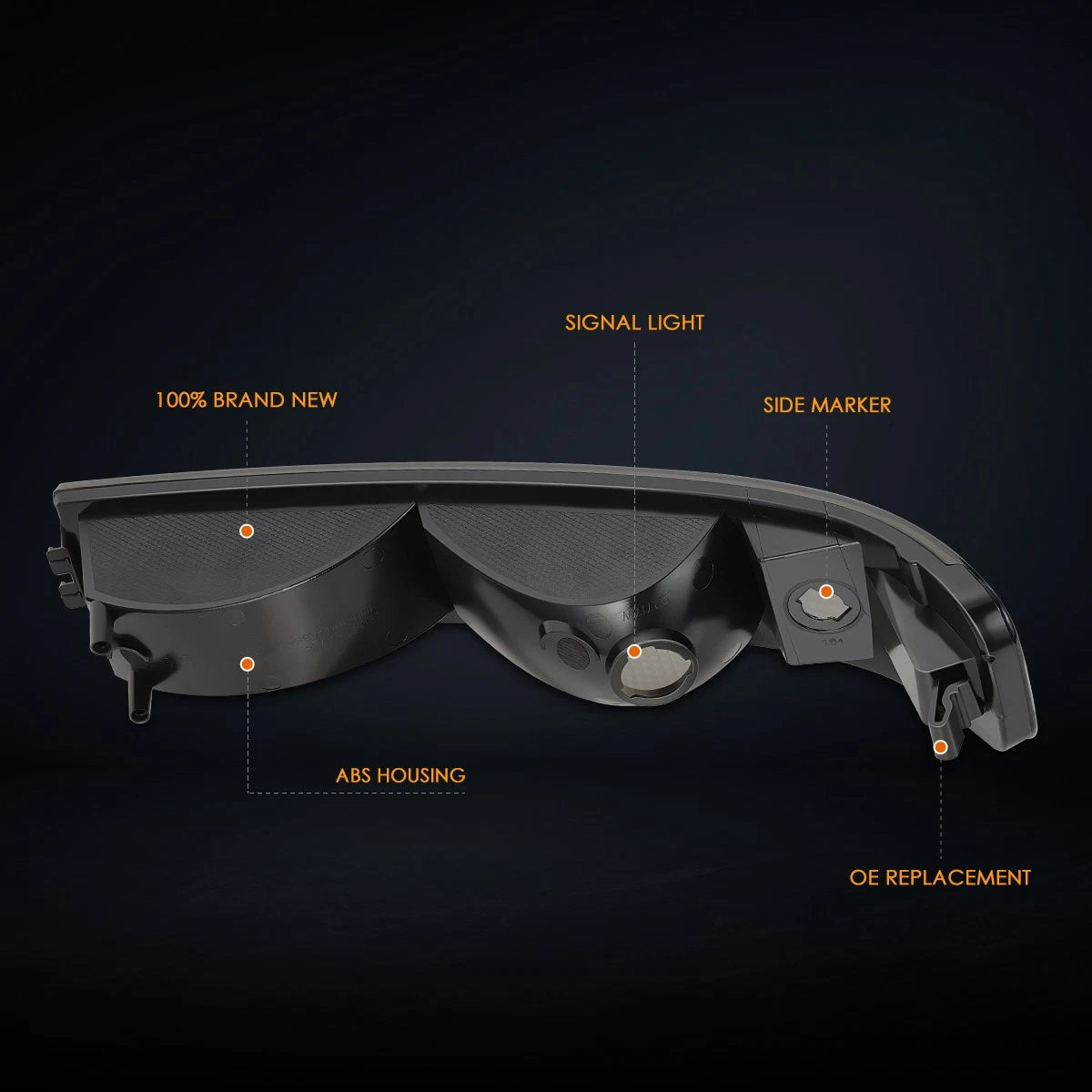Smoked Lens Fog Lights for Tacoma Pickup (2016–2017)