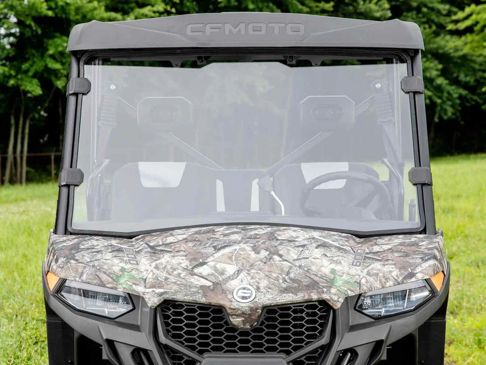 Clear Scratch Resistant Full Windshield for CFMOTO UForce 600 (2021–2023)