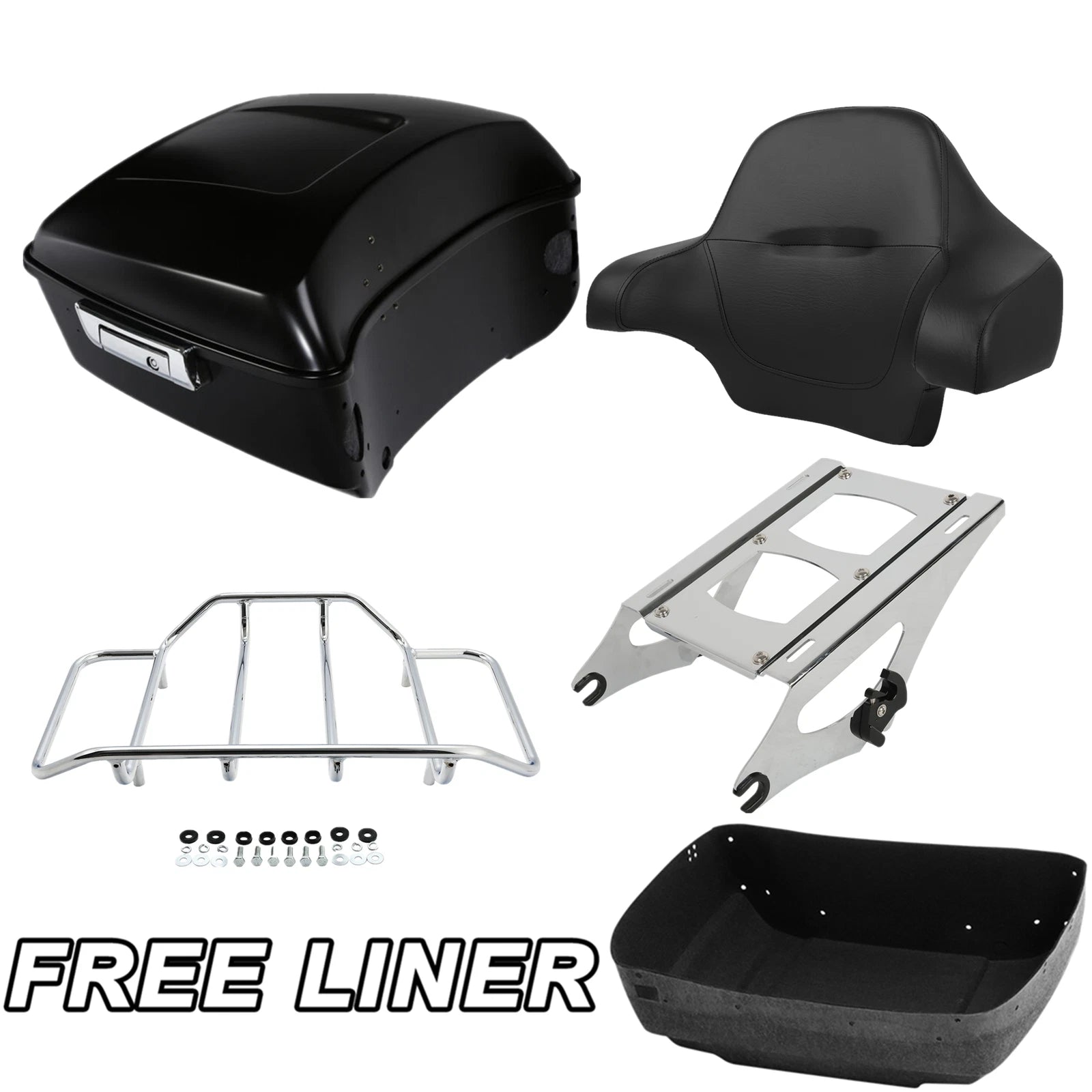 Trunk Pad Mount Rack for Harley Street Road Glide (2014–Present)