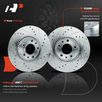 Front Side Drilled Brake Rotors for Ford Fusion Mazda 6 (2006–2020)