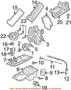 Engine Oil Filler Tube Gasket for Chrysler Dakota, Ram (2000–2009)