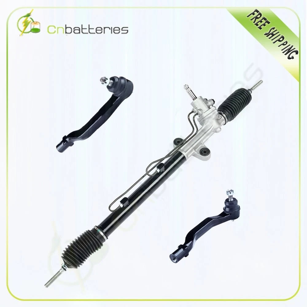 Power Steering Rack & Pinion + 2 Outer Tie Rods for Honda Accord (2001)