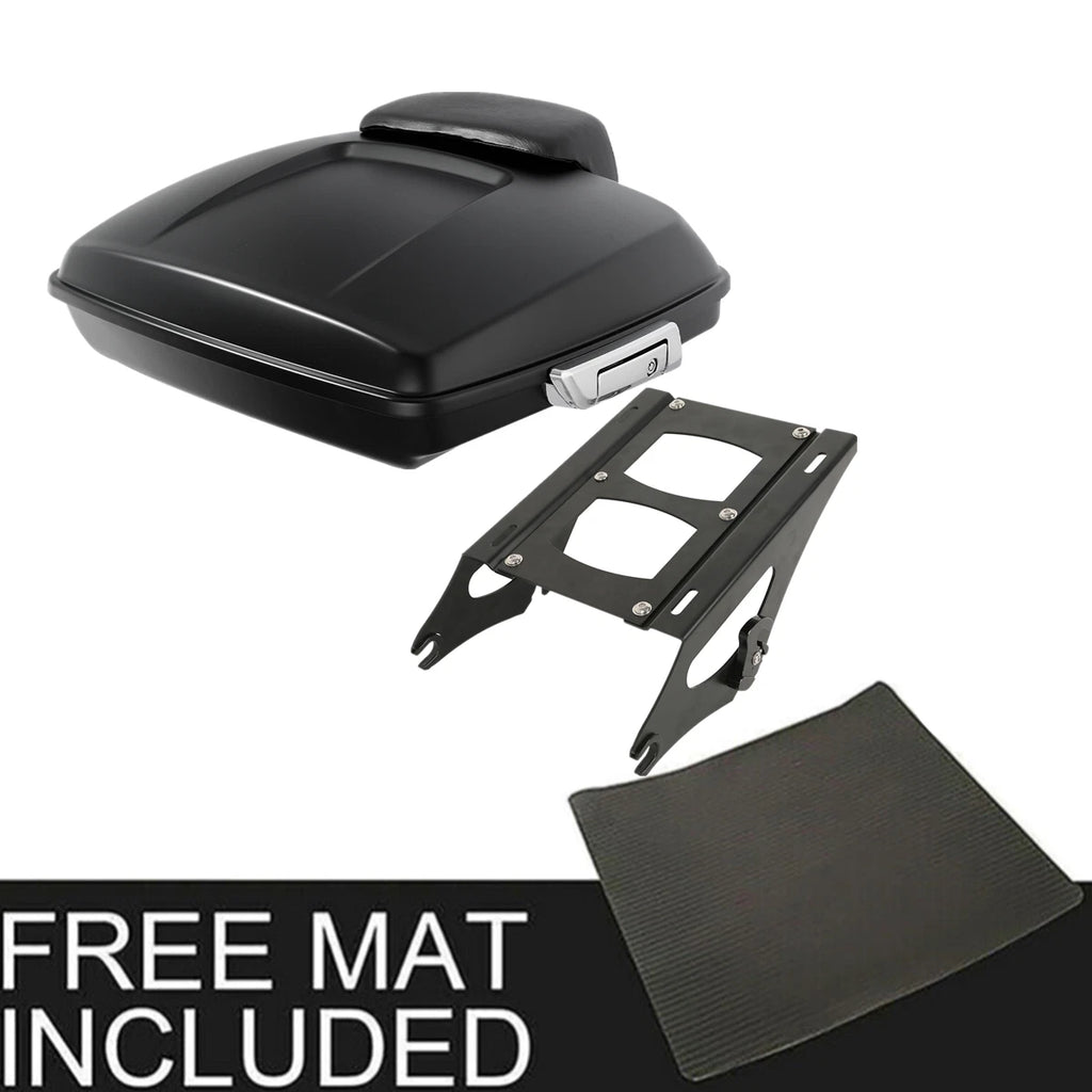 Razor Trunk Backrest Pad Mount Rack for Harley Touring (2014–2023)