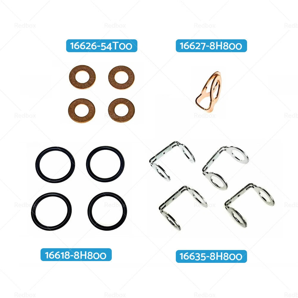 Injector Seal Washer Kit for Nissan Navara D40 D22 Altima (2006–2011)