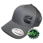 Black Mesh Snapback Hat for Cummins Truck (Charcoal Gray)