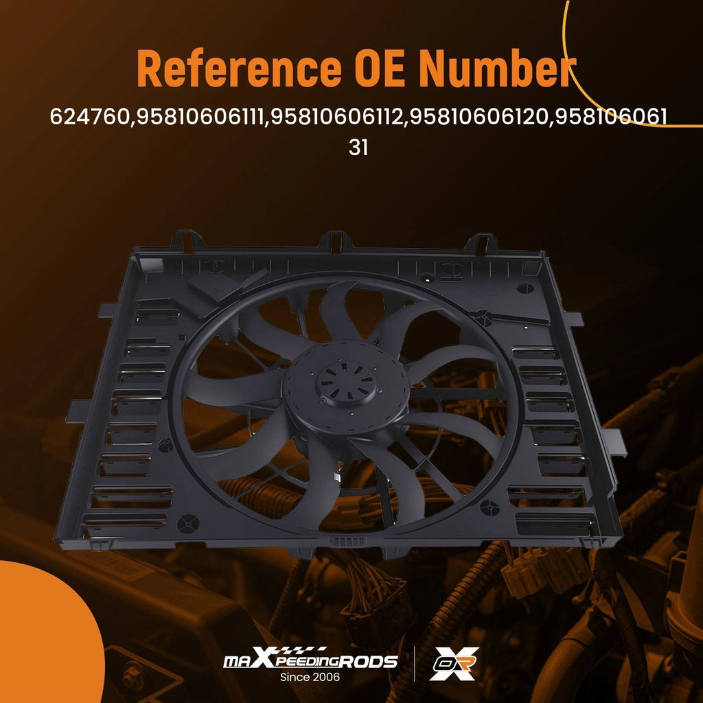 Electric Radiator Cooling Fan for Porsche Cayenne (2011-2018)