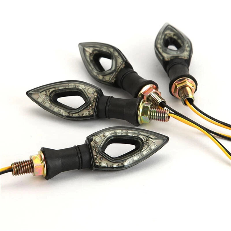 4X Amber Turn Signal Blinkers for Suzuki DRZ400S (2000–2023)