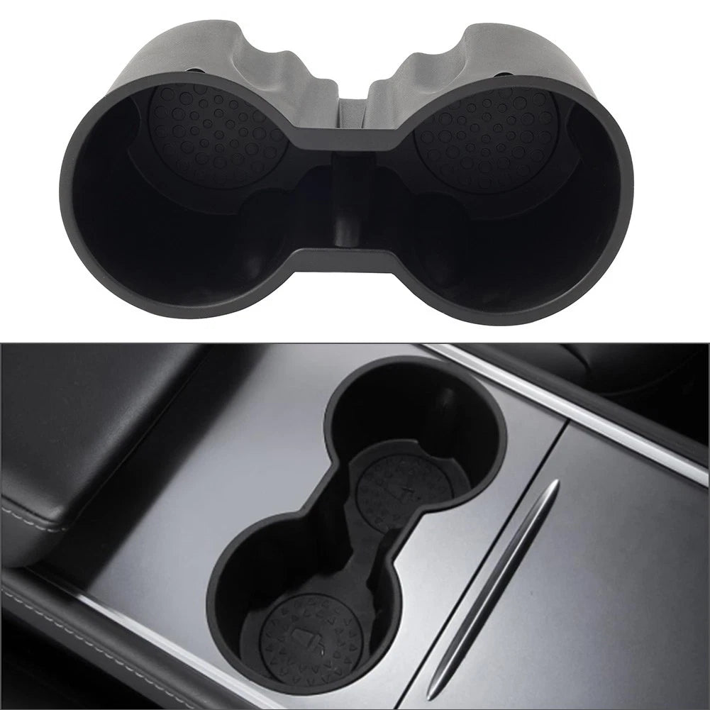 Center Console Cup Holder Insert for Tesla Model 3 (2021–2023), Model Y (2021–2024)