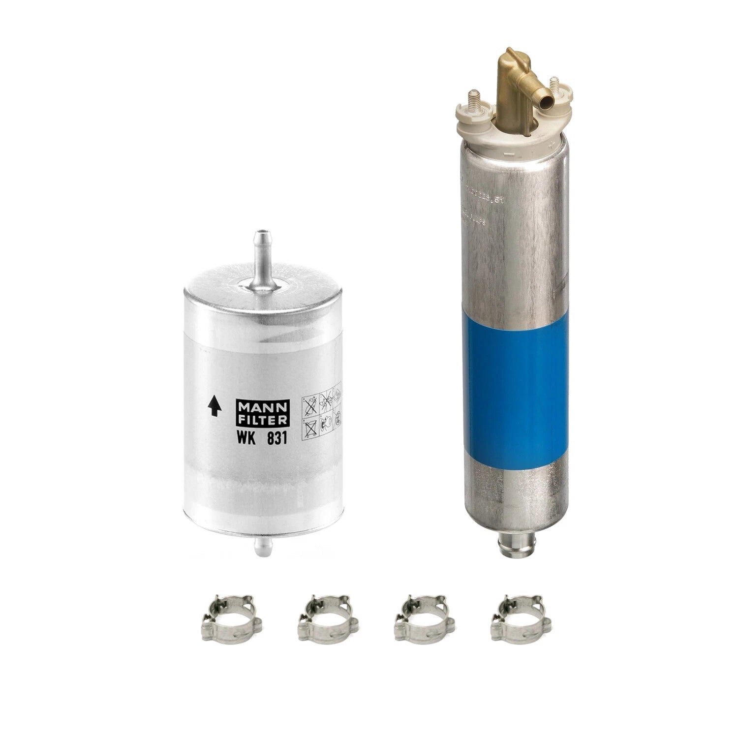 Fuel Pump and Filter Kit for Mercedes Benz C215 R230 W220 (OEM)