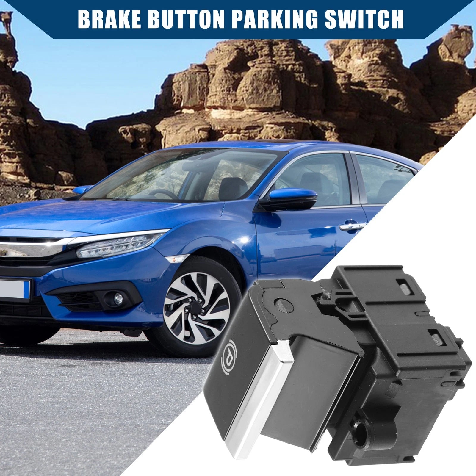 Electronic Car Hand Brake Button Parking Switch for Honda Civic (2016–2021)