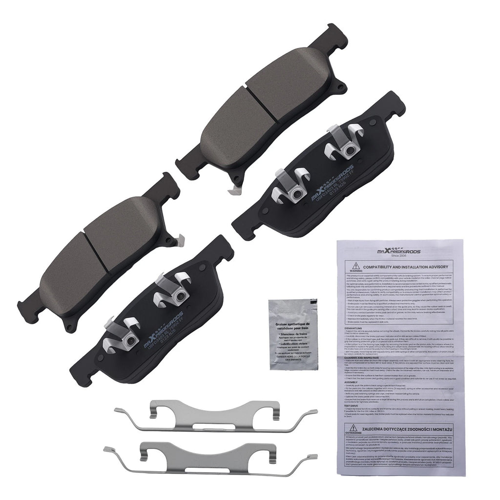 Front Brake Pads Set for Subaru Ascent (2019–2025) P2170 D2170 w/Lubricant