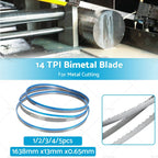 Bimetal Bandsaw Blade 1638mm x 13mm x 14 TPI for Metal Cutting