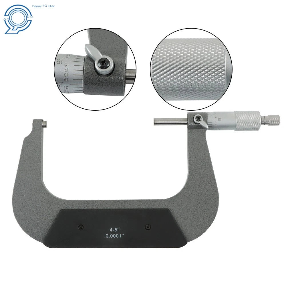 Precision Micrometer 4-5" for Automotive Measurements