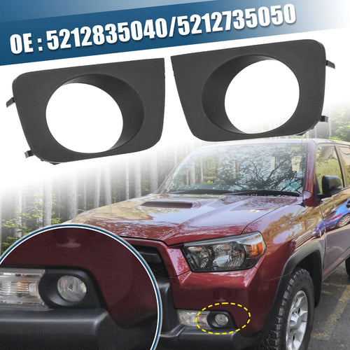 1 Pair Fog Light Grille Cover Trim for Toyota (No. 5212835040)