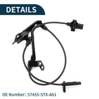 ABS Wheel Speed Sensor No. 57455-STX-A01 for Honda Pilot (2009–2015)