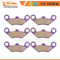 Front & Rear Carbon Fiber Brake Pads for Polaris Big Boss 250 300 Diesel (1991–2005)