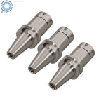 Set of 3 Collet Chucks for CNC Milling Machine (4 Inch Gauge Length)