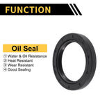 Set of 5 Oil Seal Ring for Rotary Shaft 40x56x7mm NBR Rubber