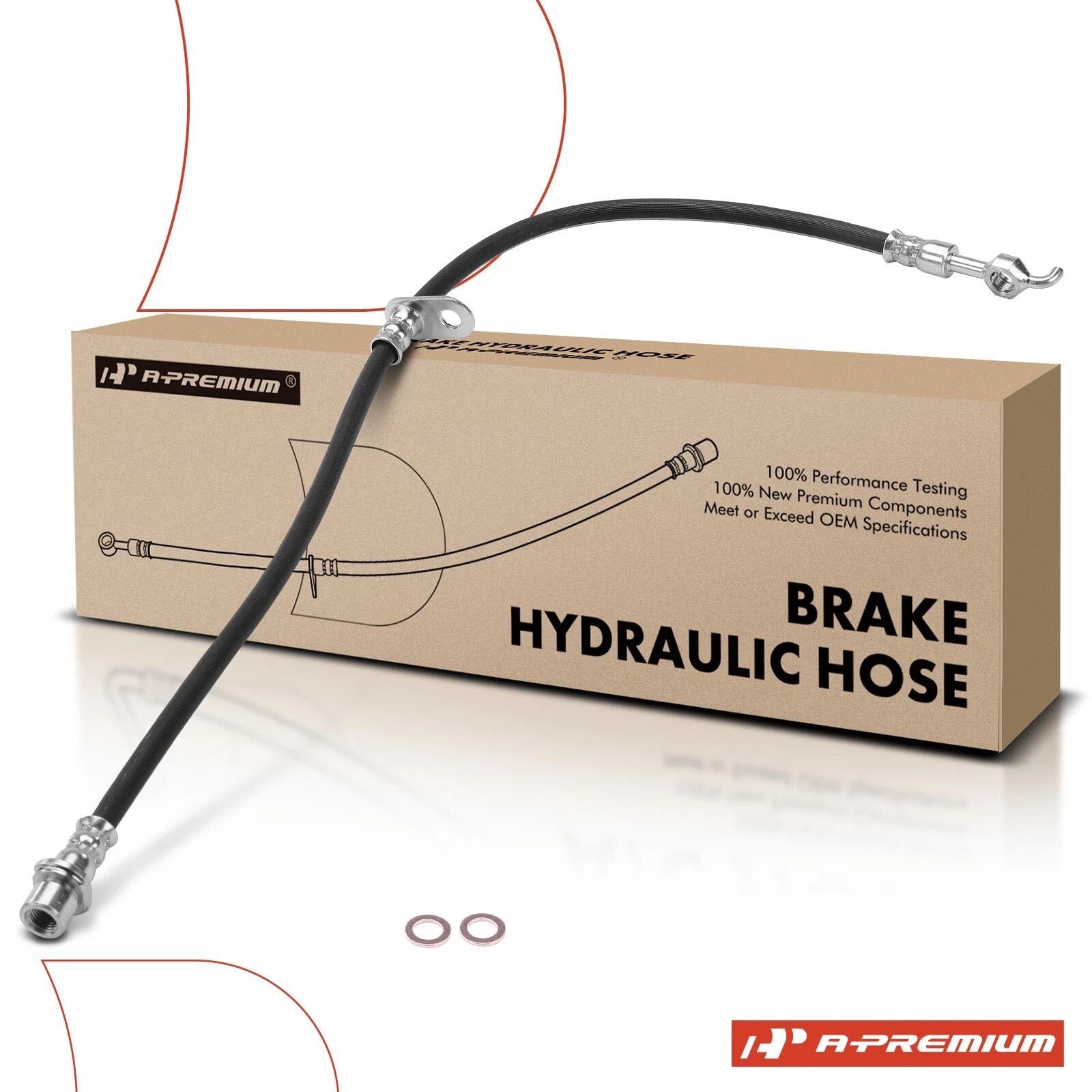 Front Right Brake Hydraulic Hose for Toyota Prius (2001-2003)