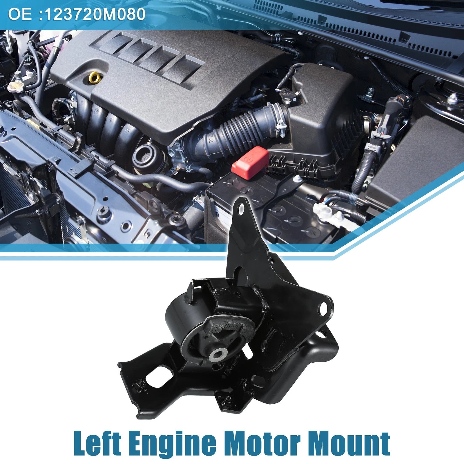 Engine Motor Mount Front Transmission Mount for Toyota Yaris (2008–2013)