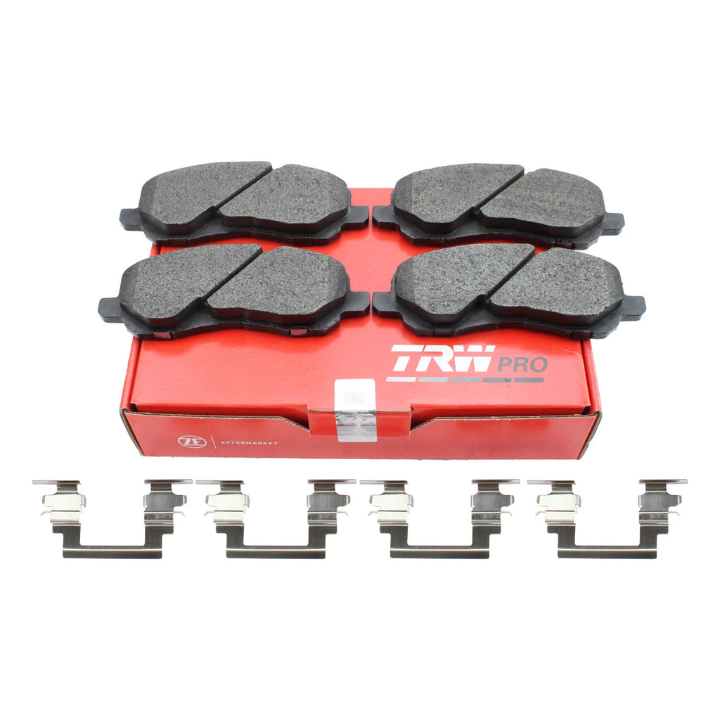 TRW Pro Front Ceramic Brake Pads for Chrysler Sebring, Dodge Avenger, Caliber, Compass, Lancer (200)