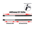 2x Front Hood Lift Support Struts for Ford F250 F350 F450 F550 (1999–2010)
