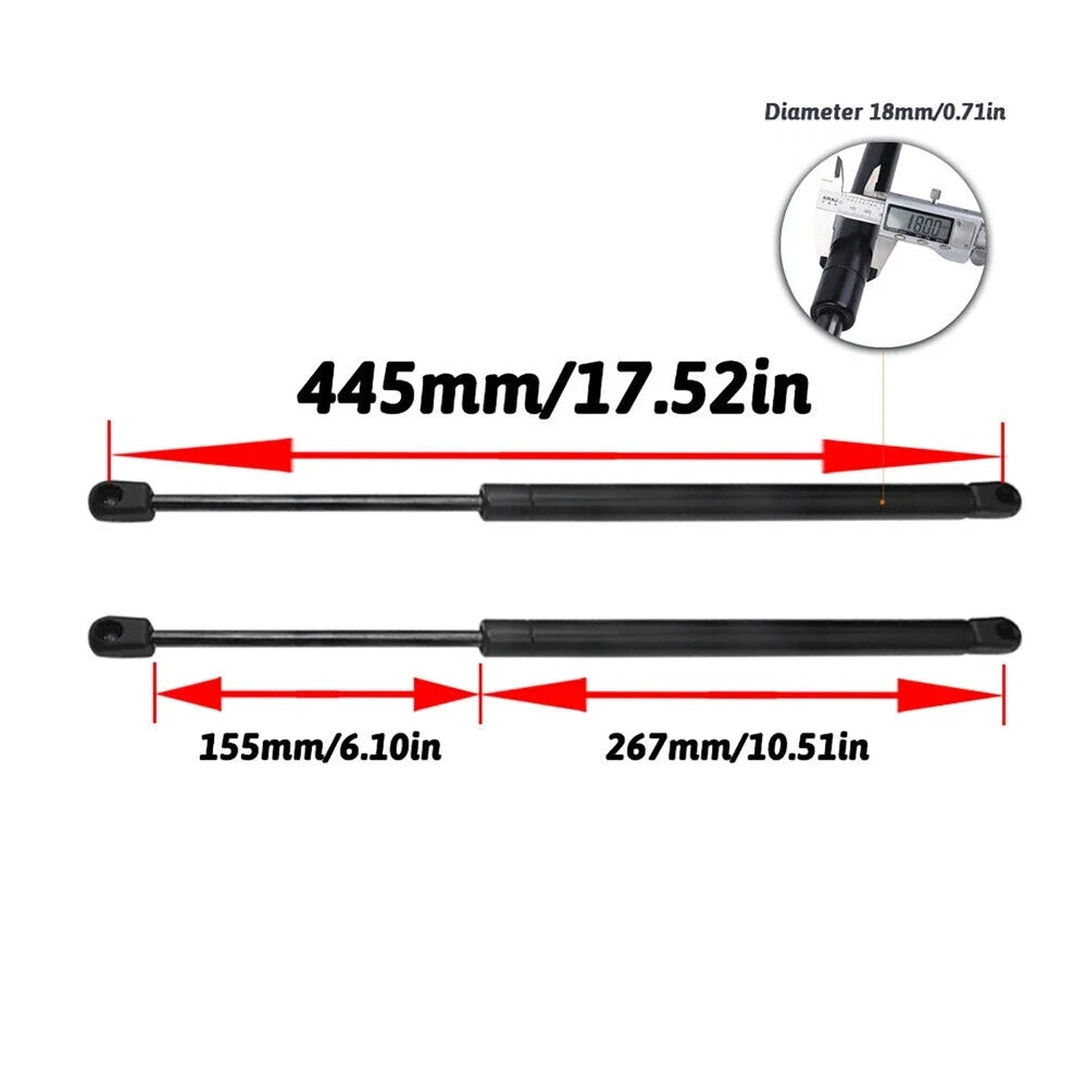 2x Front Hood Lift Support Struts for Ford F250 F350 F450 F550 (1999–2010)