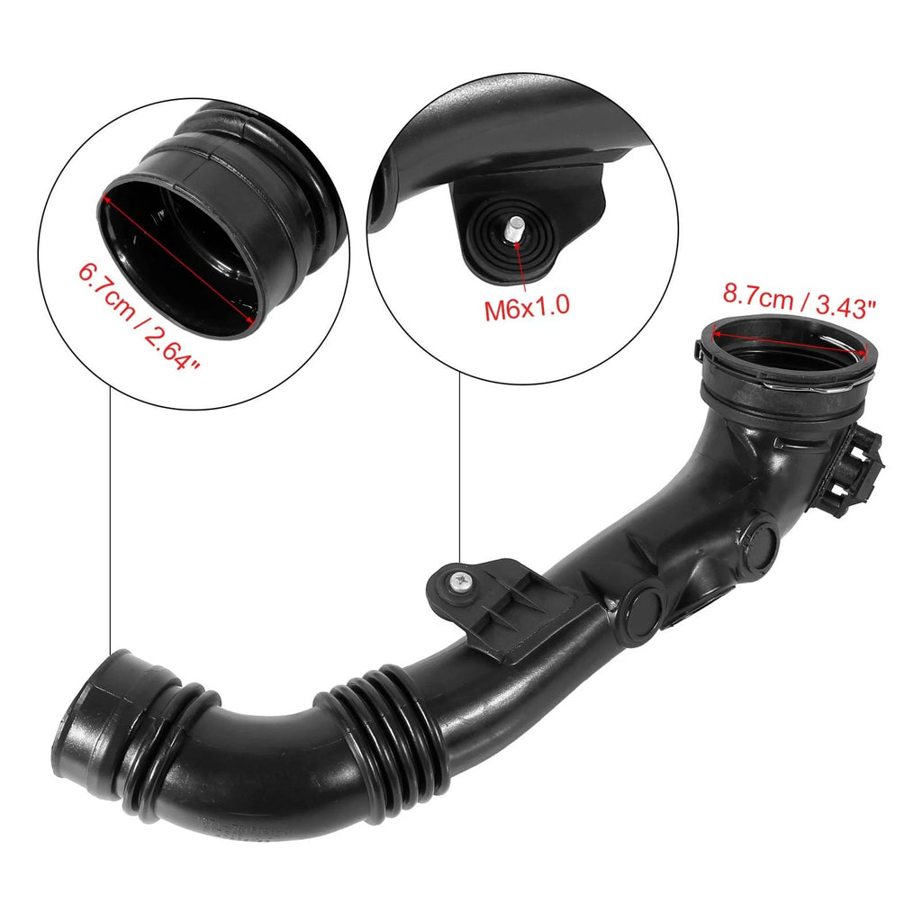 Engine Air Intake Hose for BMW 335i (2011–2013) X1 (2013–2015) 13717615026 13717599294